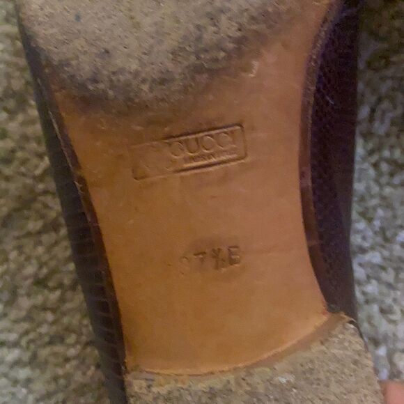 Gucci lizard loafers - Picture 5 of 5